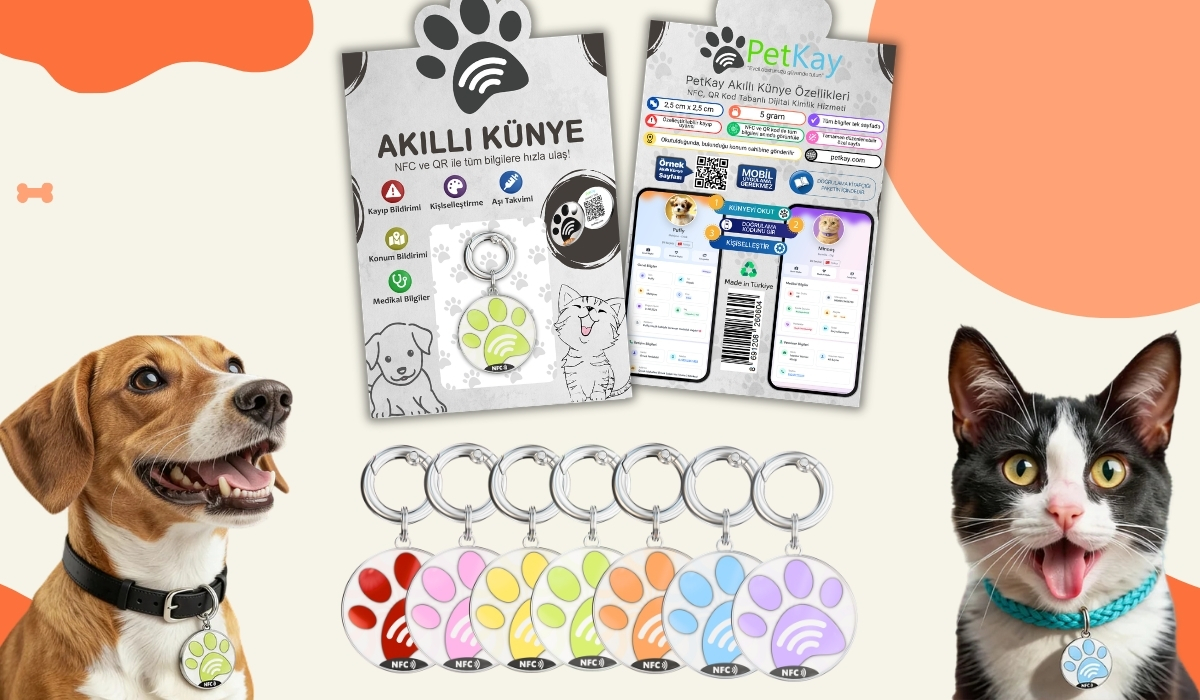 PetKay NFC ve QR kodlu akıllı künye